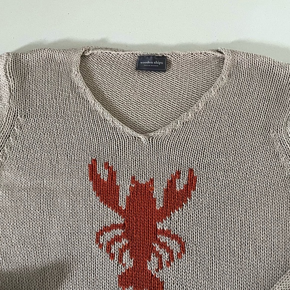 Wooden Ships Lobster Sweater - Picture 3 of 11